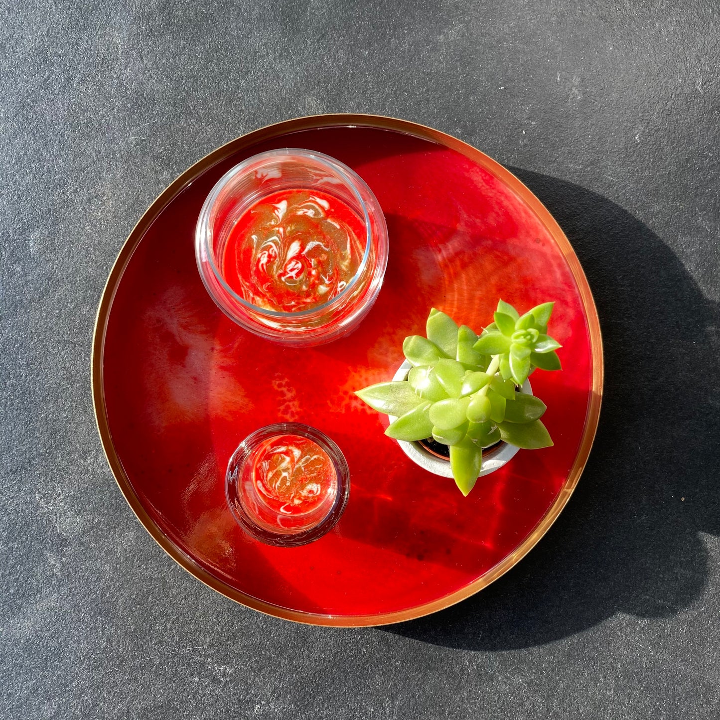 Serveerschaal Anna - Rood