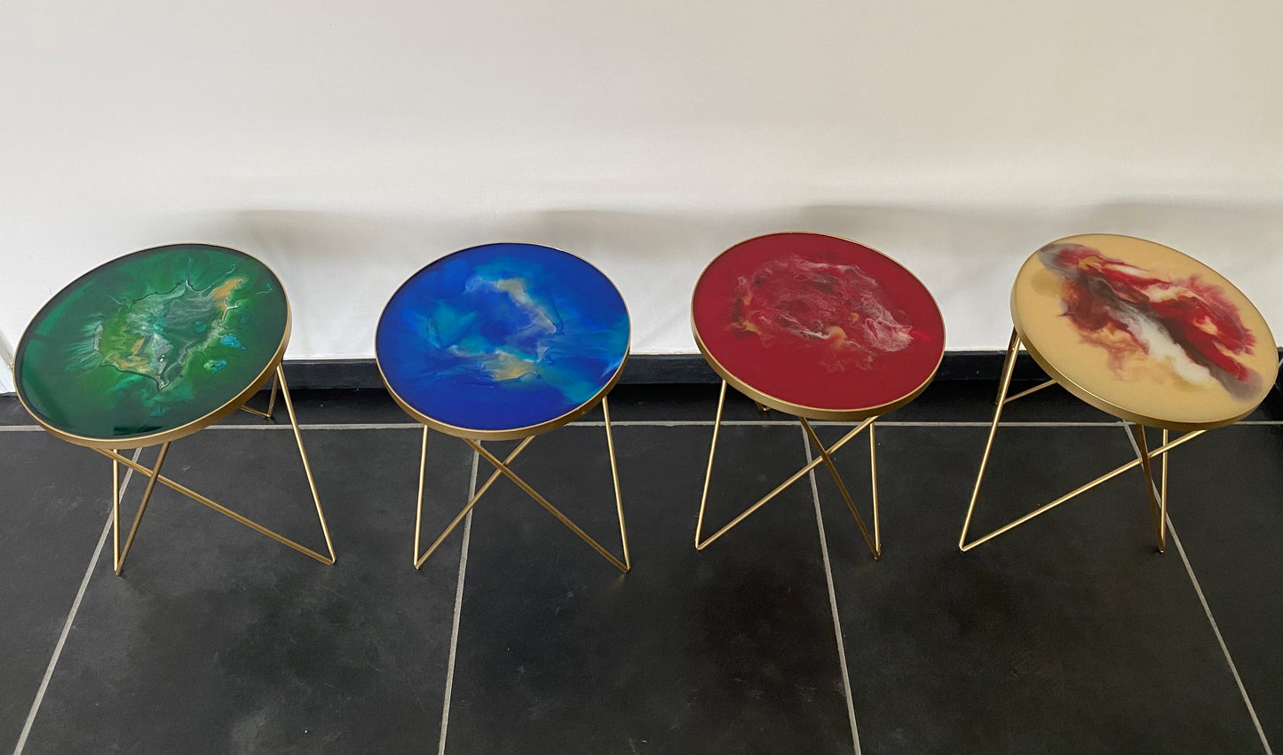 Bijzettafel August - Rood