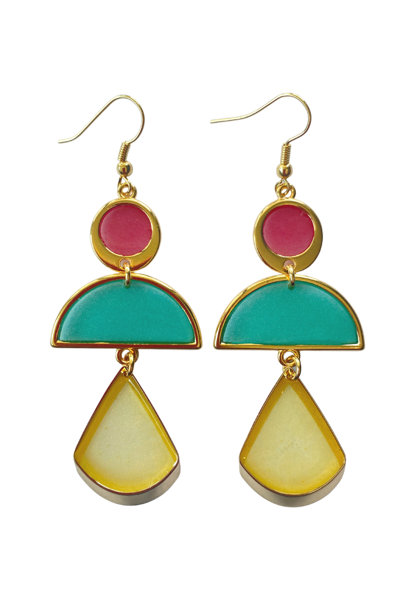 Moderne kroonluchteroorstekers, groen