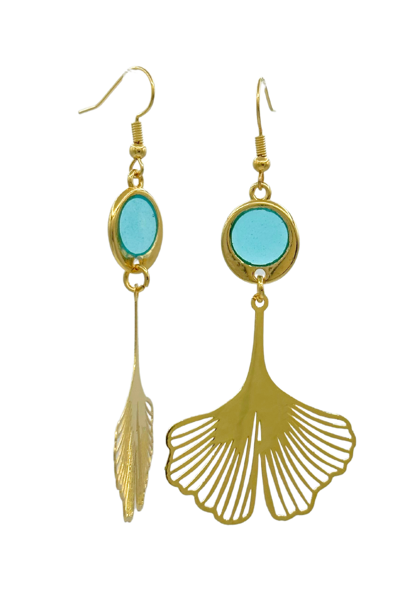 Boho Ginkgo oorhangers