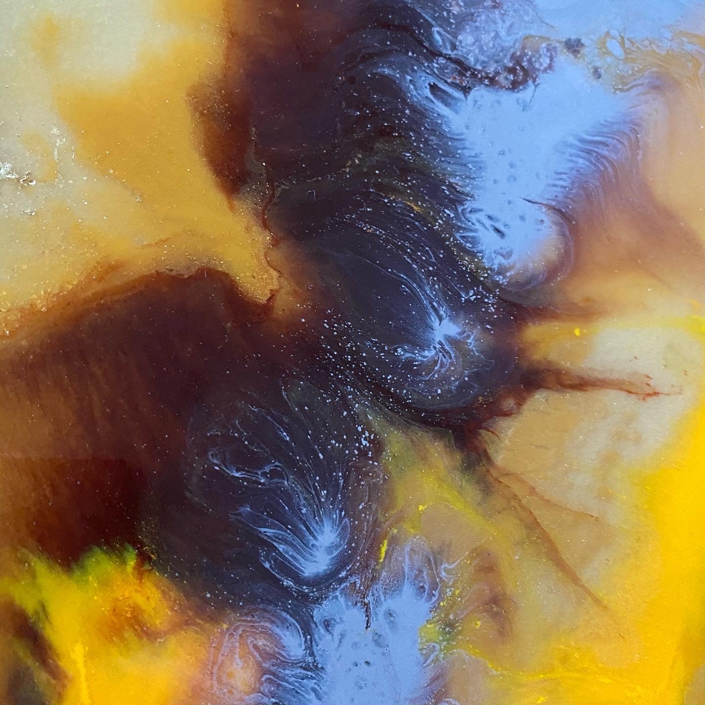 Serveerschaal Anna - Geel