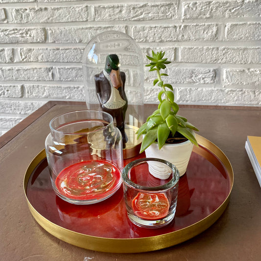 Serveerschaal Anna - Rood