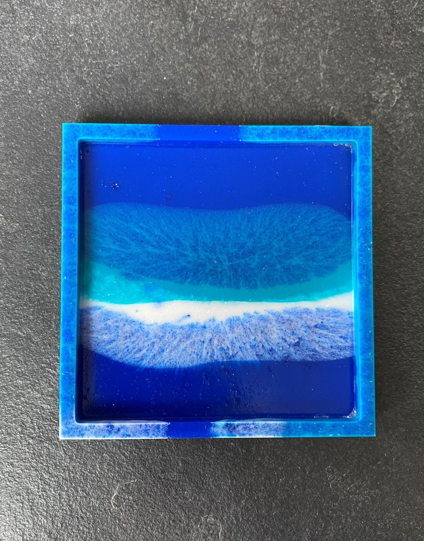 Aline - Onderlegger - Vierkant - Blauw