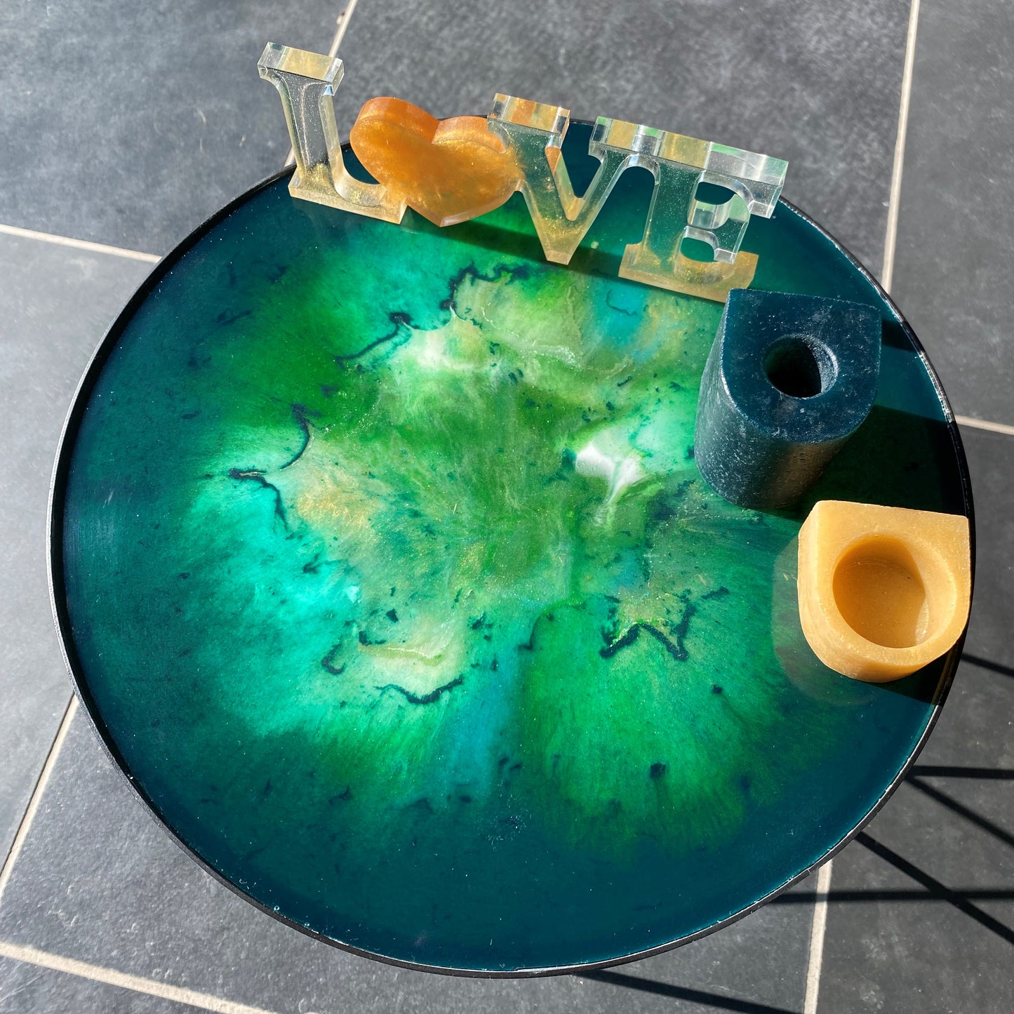 Bijzettafel August - Groen