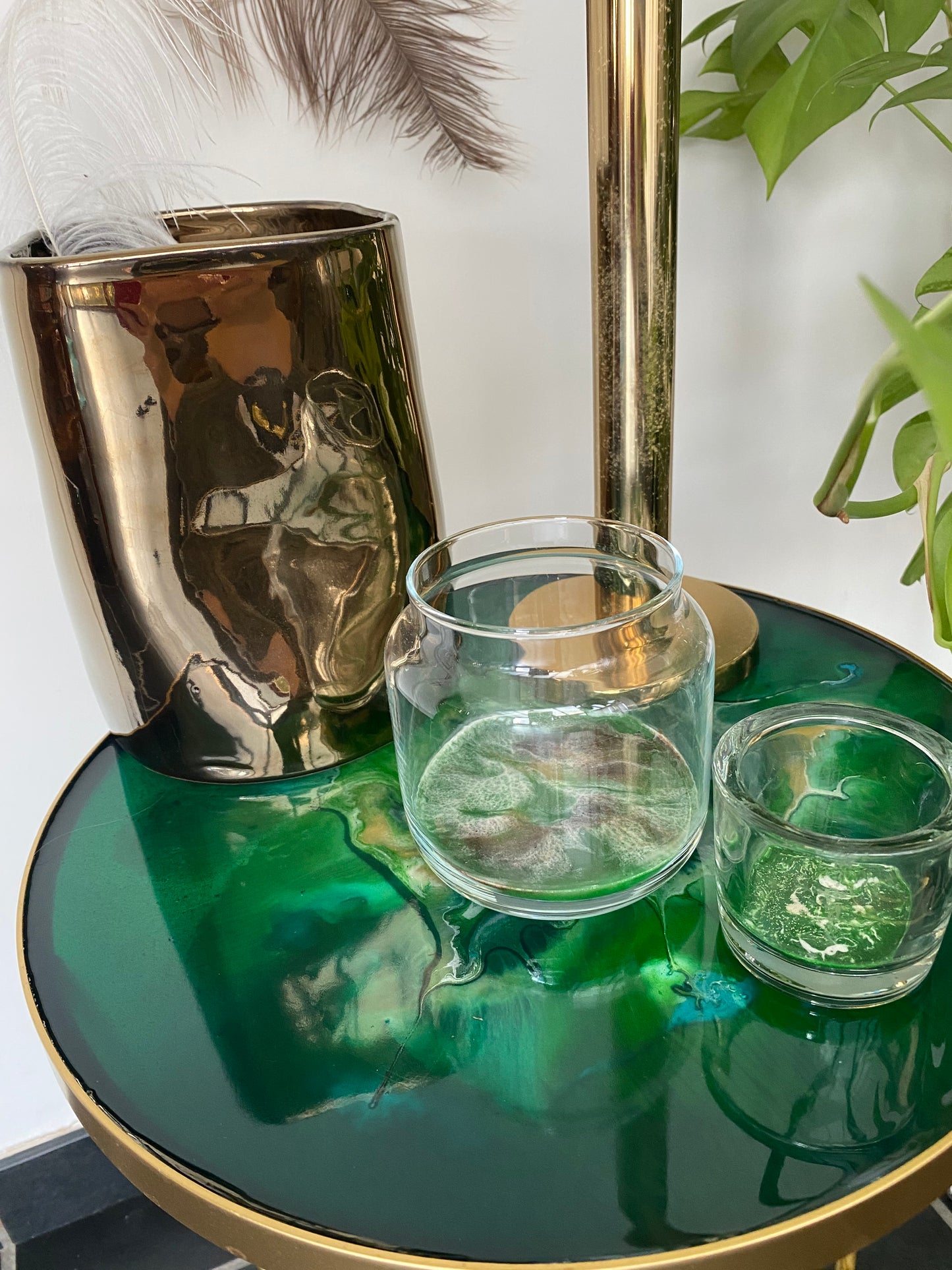 Bijzettafel August - Groen