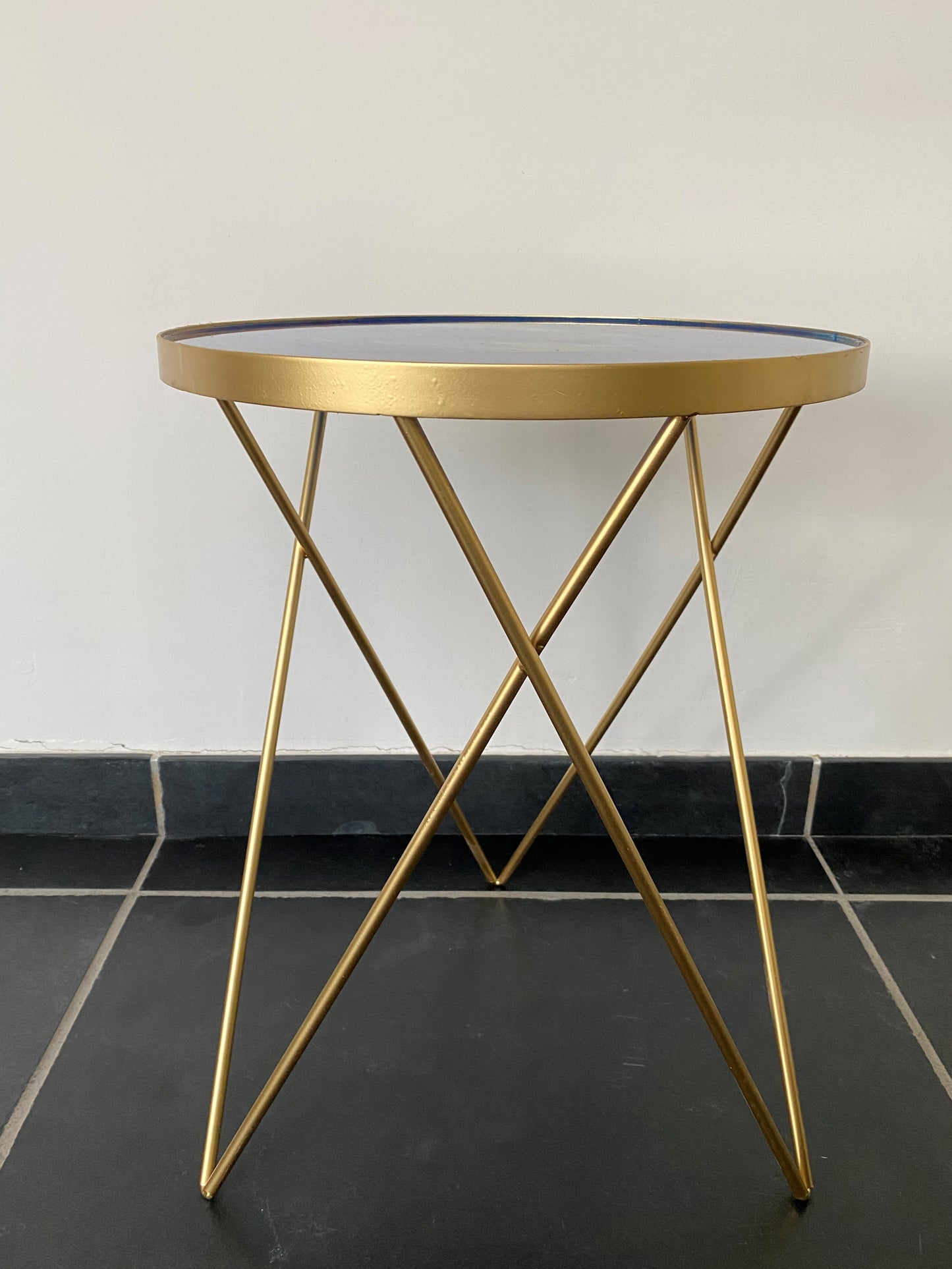 Bijzettafel August - Blauw