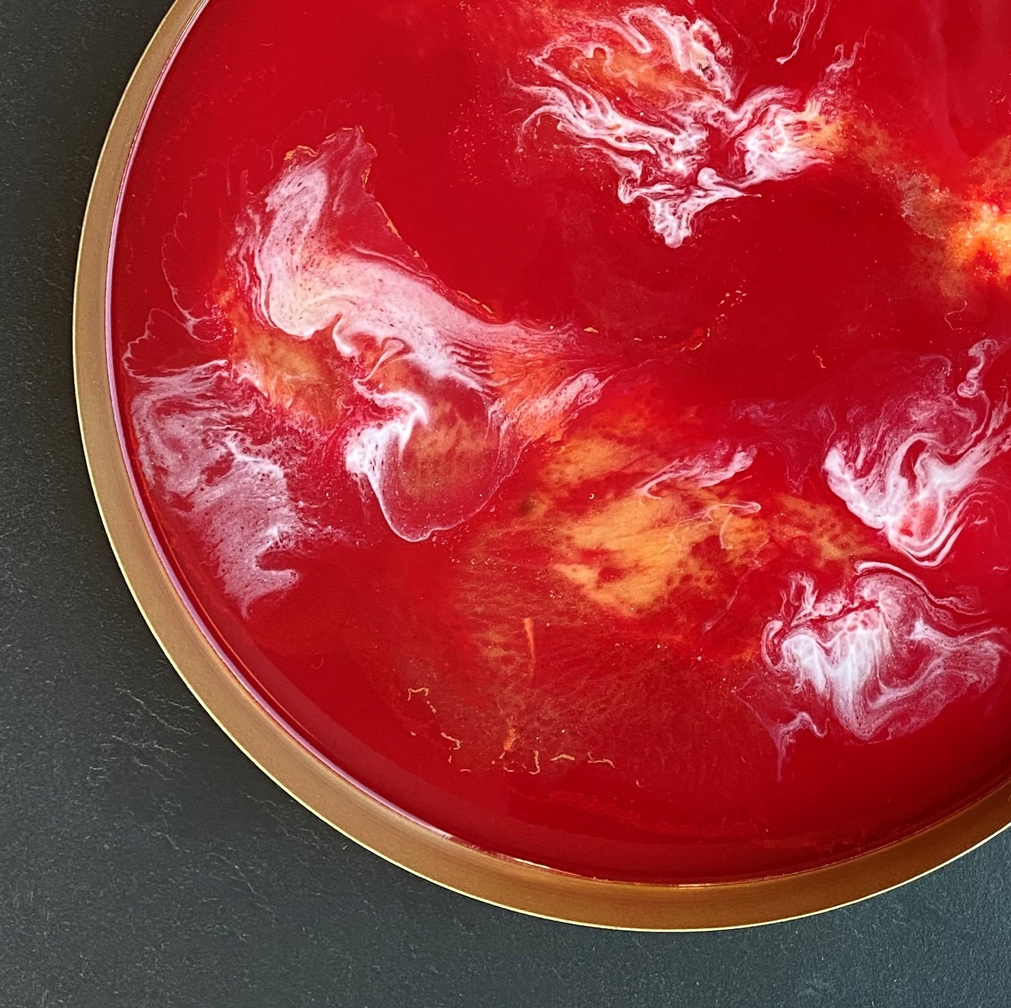 Serveerschaal Anna - Rood