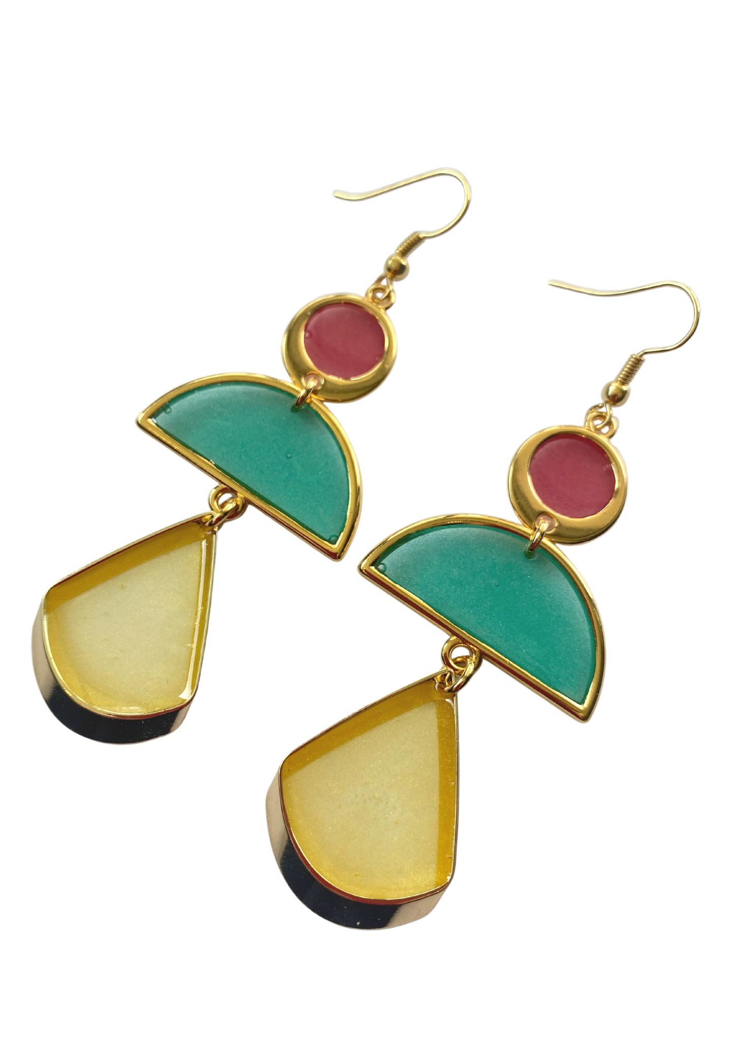 Moderne kroonluchteroorstekers, groen